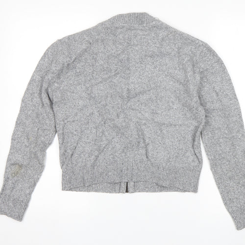 Red Herring Womens Grey   Full Zip Jumper Size 12