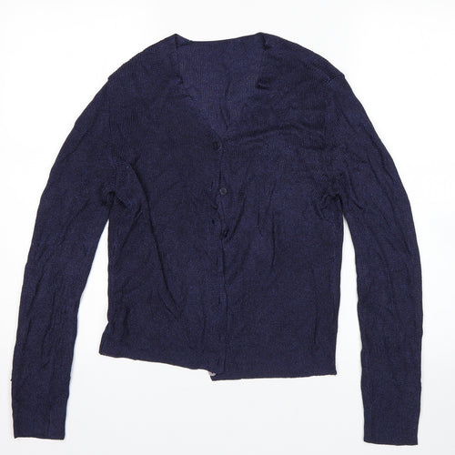 St Micheal Womens Blue   Cardigan Jumper Size 12
