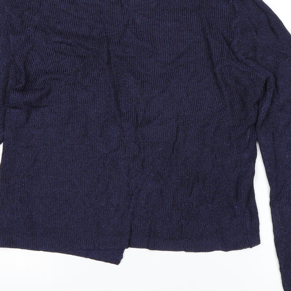 St Micheal Womens Blue   Cardigan Jumper Size 12