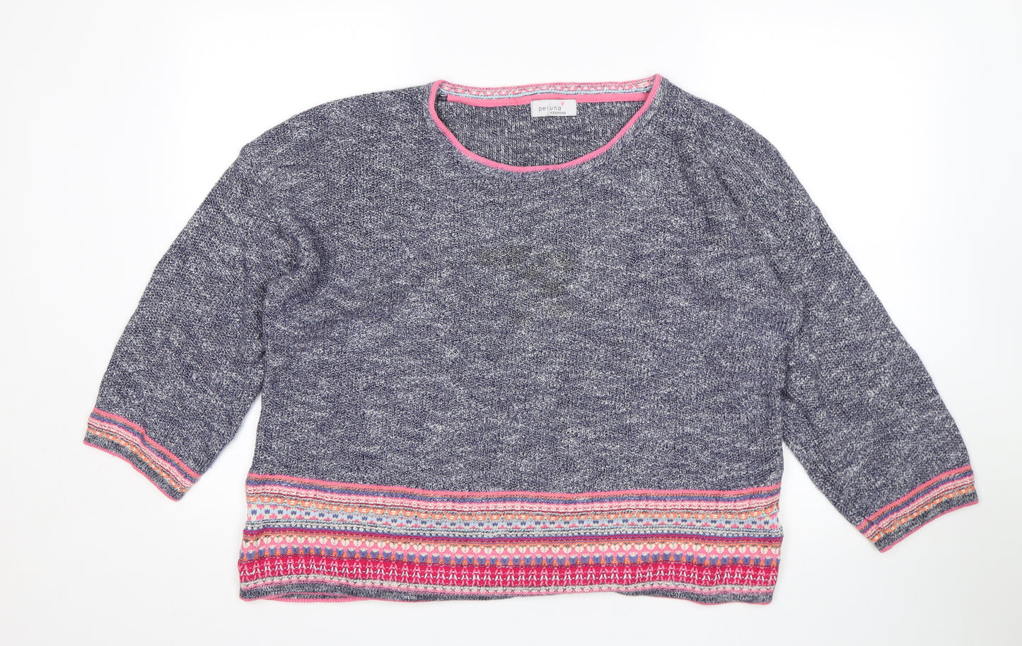 Per Una Womens Multicoloured   Pullover Jumper Size 20