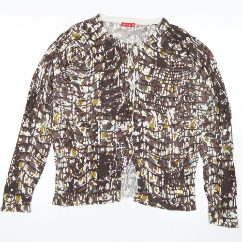 Smf  Womens Multicoloured   Cardigan Jumper Size XL