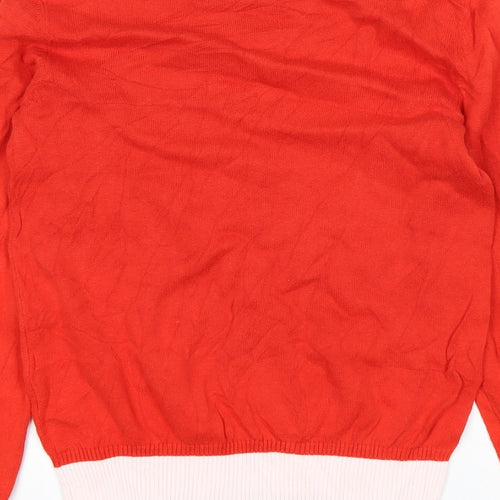 Up2Fashion Womens Red   Pullover Jumper Size S