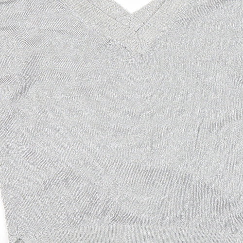 Topshop Womens Silver   Pullover Jumper Size 6