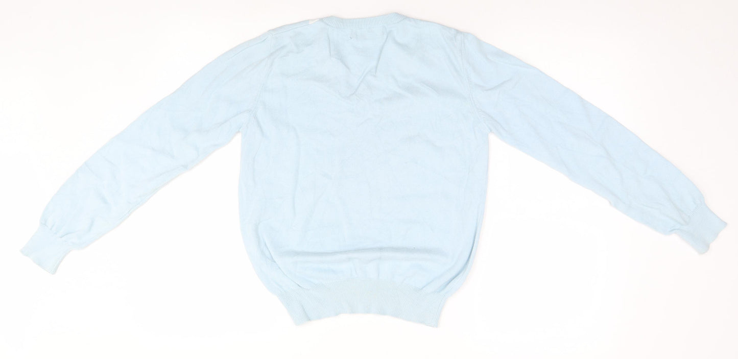 Ralph Lauren Womens Blue Geometric  Pullover Jumper Size 14  - Polo