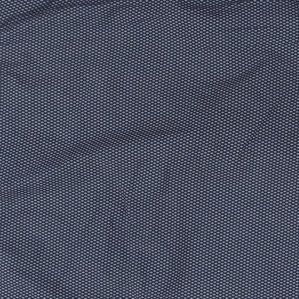 F&F Mens Blue Geometric   Button-Up Size M