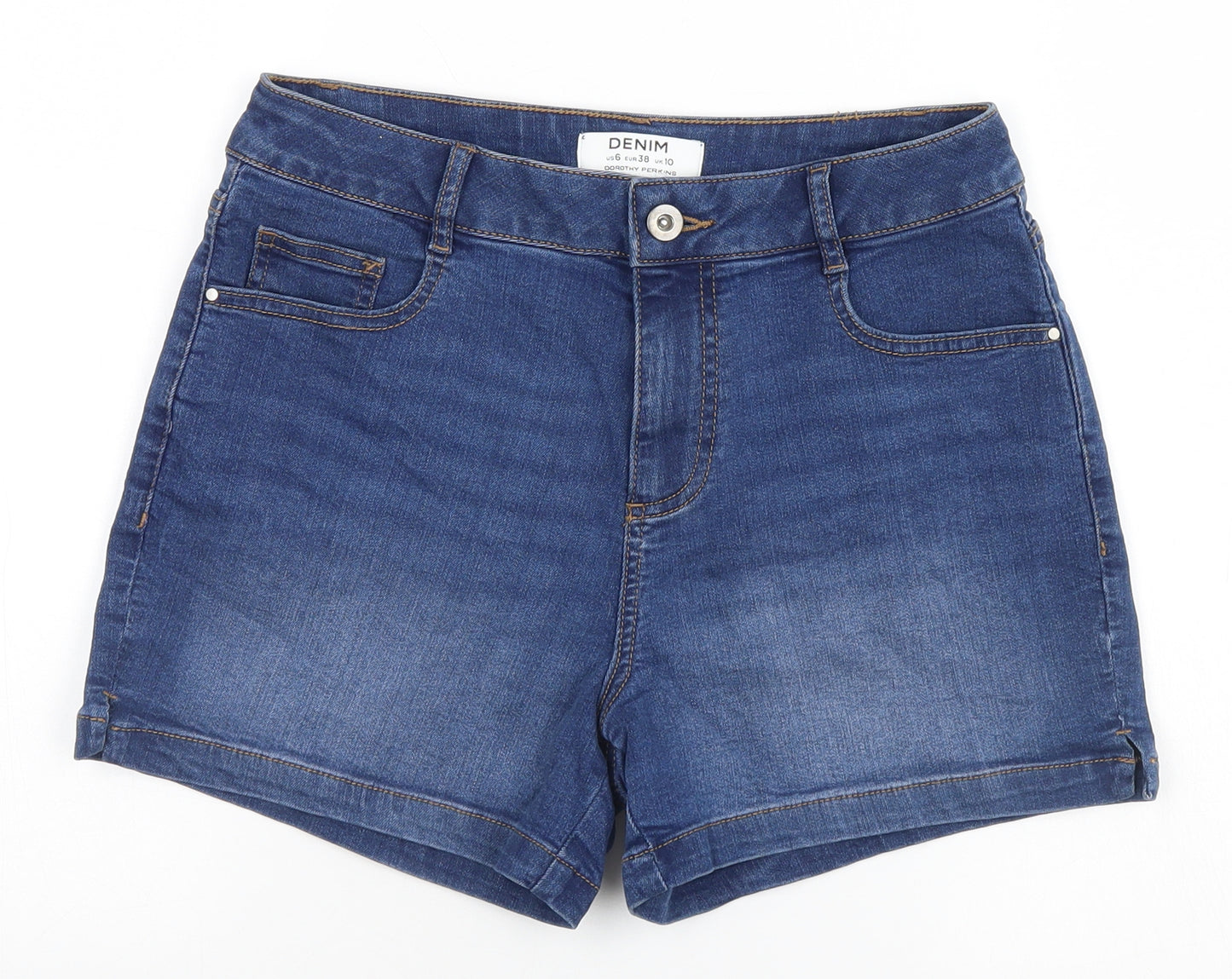 Dorothy Perkins Womens Blue   Culotte Shorts Size 10