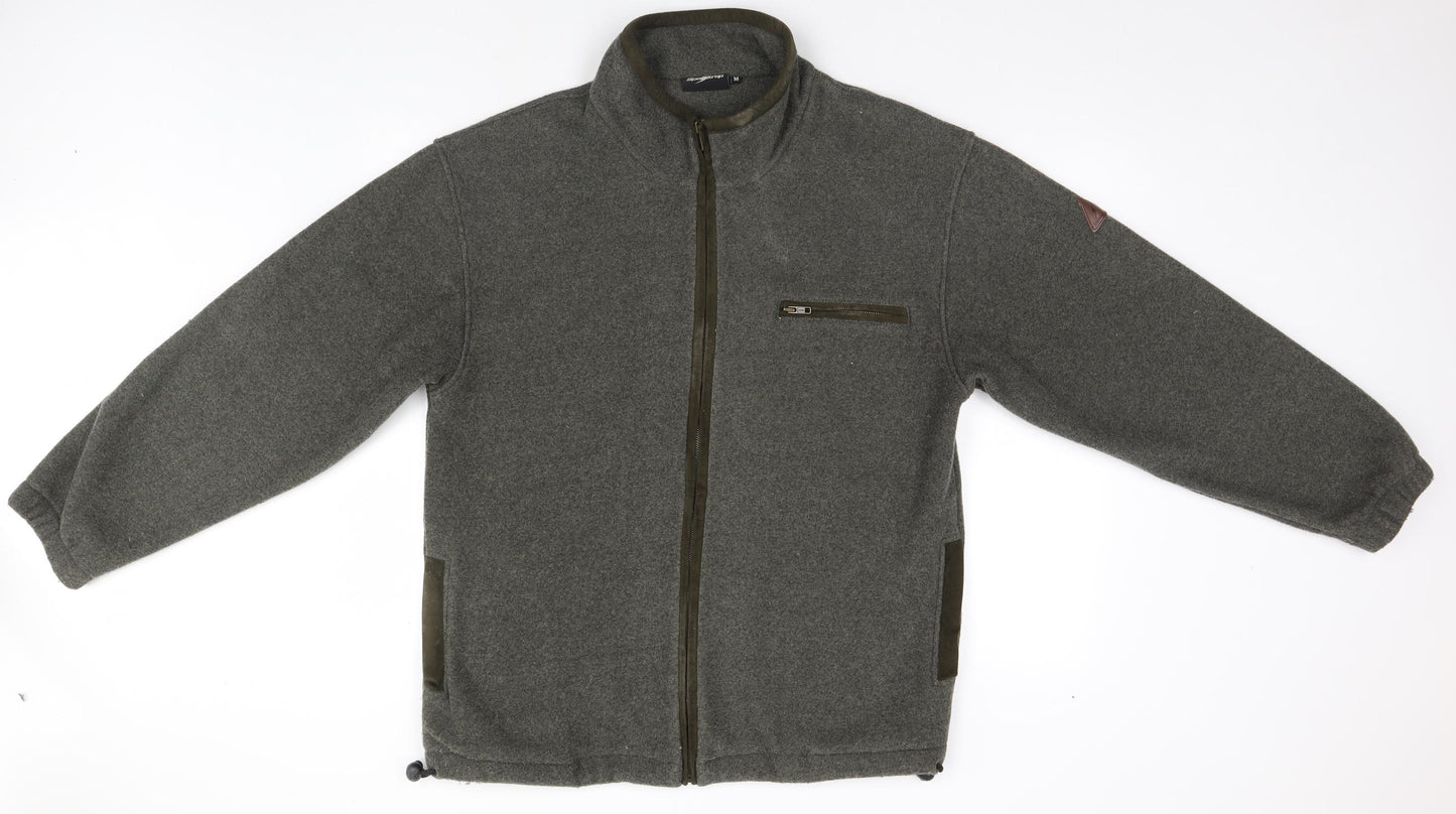 Preworn Mens Brown   Full Zip Jumper Size M