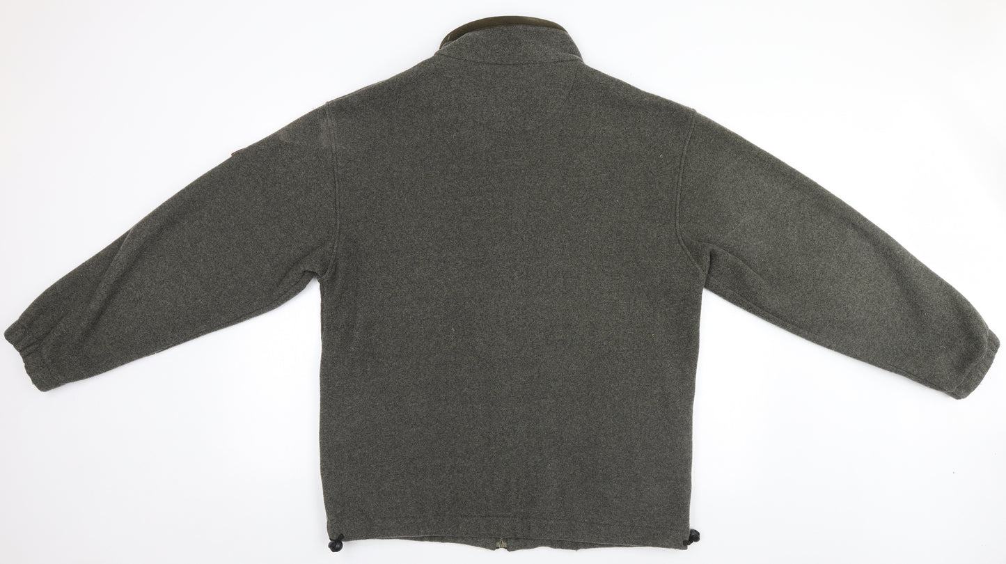 Preworn Mens Brown   Full Zip Jumper Size M