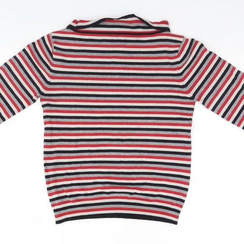 Warehouse Womens Multicoloured Striped  Pullover Jumper Size 10