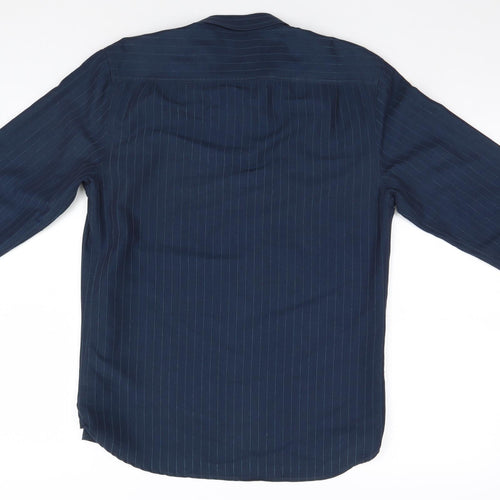 NEXT Mens Blue Striped   Button-Up Size S