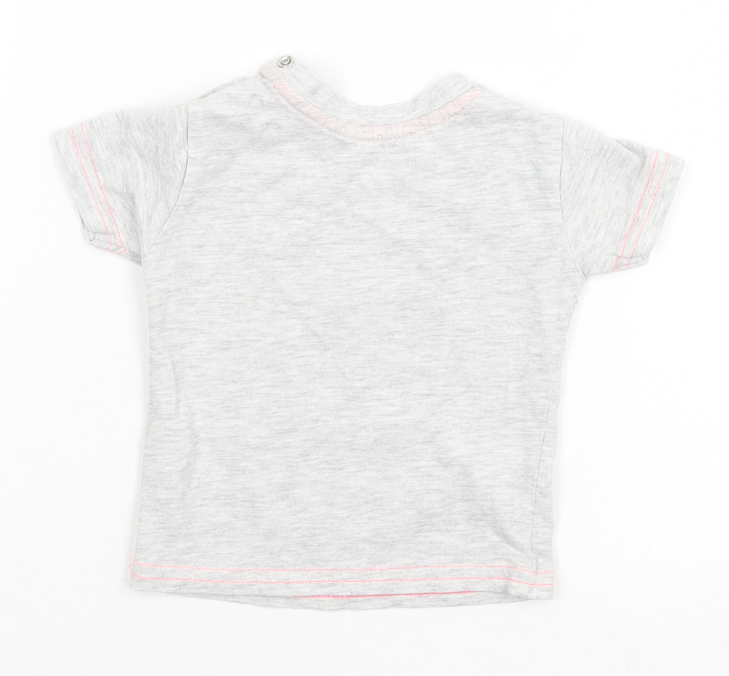 Primark Boys Grey   Basic T-Shirt Size 0-3 Months  - Big Deal