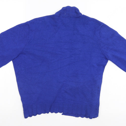 Thesis Womens Blue   Cardigan Jumper Size M