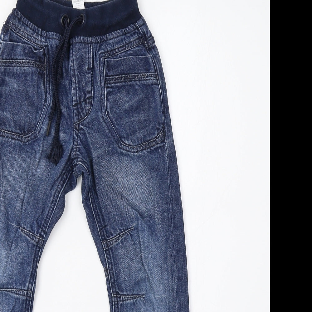 George Boys Blue   Jegging Trousers Size 5-6 Years
