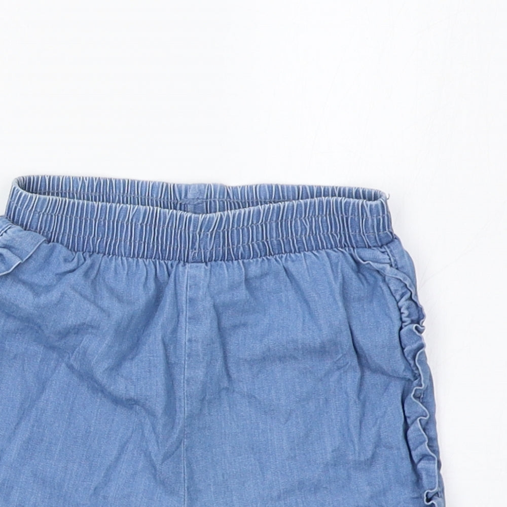 TU Baby Blue   Cropped Trousers Size 12-18 Months