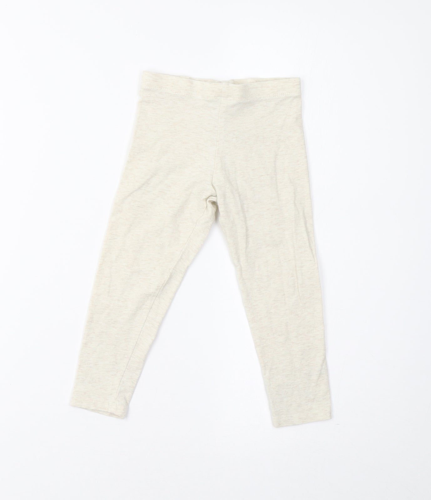 F&F Girls Ivory   Jegging Trousers Size 2-3 Years