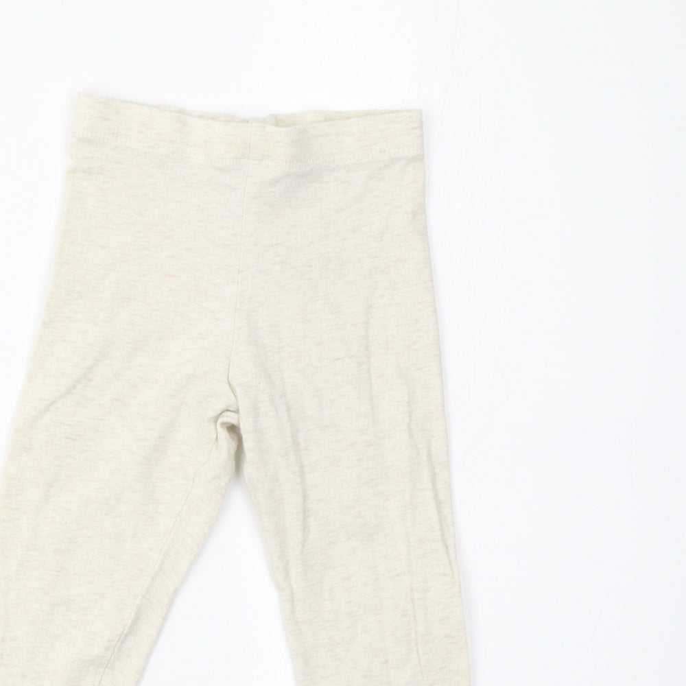 F&F Girls Ivory   Jegging Trousers Size 2-3 Years