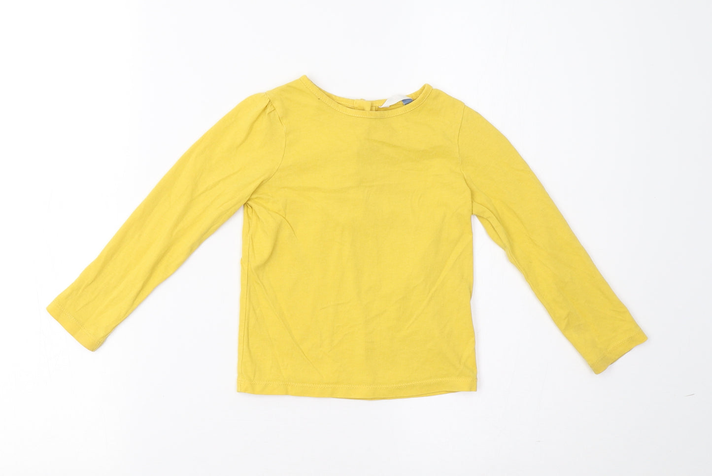 John Lewis Baby Yellow   Basic T-Shirt Size 18-24 Months