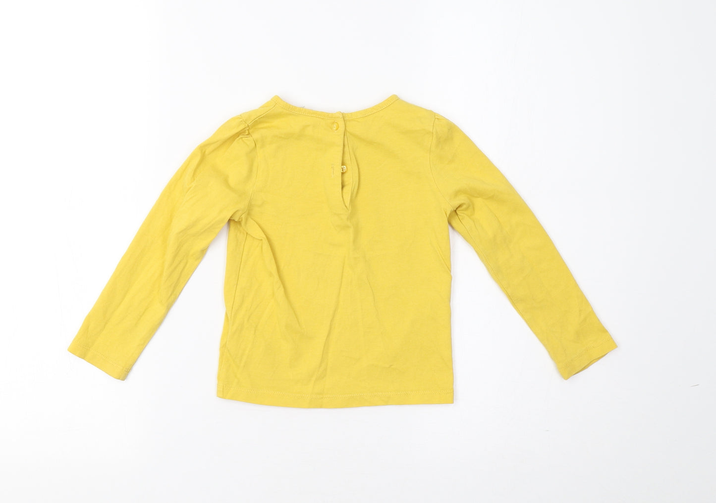 John Lewis Baby Yellow   Basic T-Shirt Size 18-24 Months