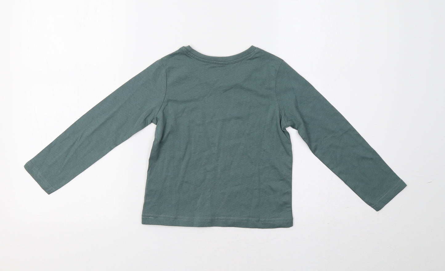 Primark Girls Green   Basic Polo Size 3-4 Years  - Smiling