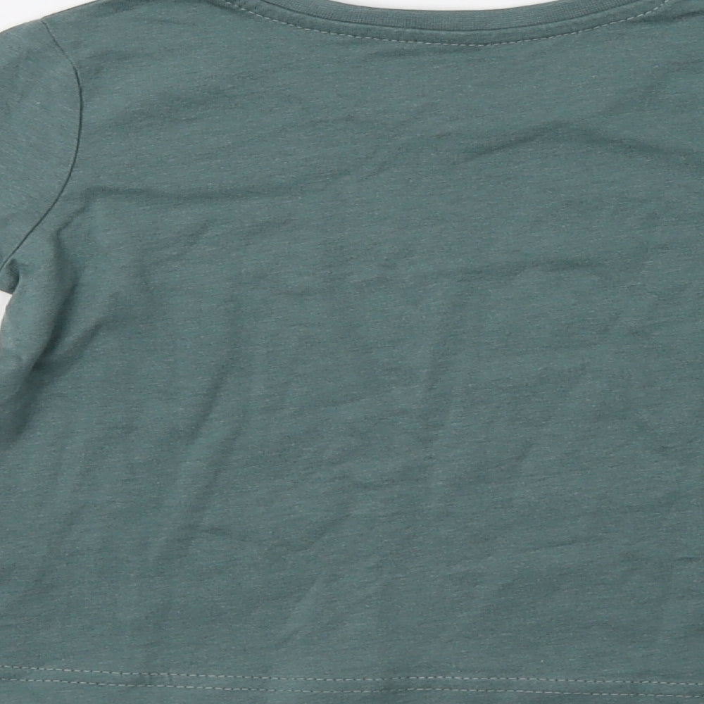 Primark Girls Green   Basic Polo Size 3-4 Years  - Smiling