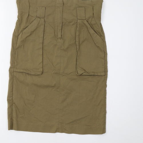 H&M Womens Green   Straight & Pencil Skirt Size 8
