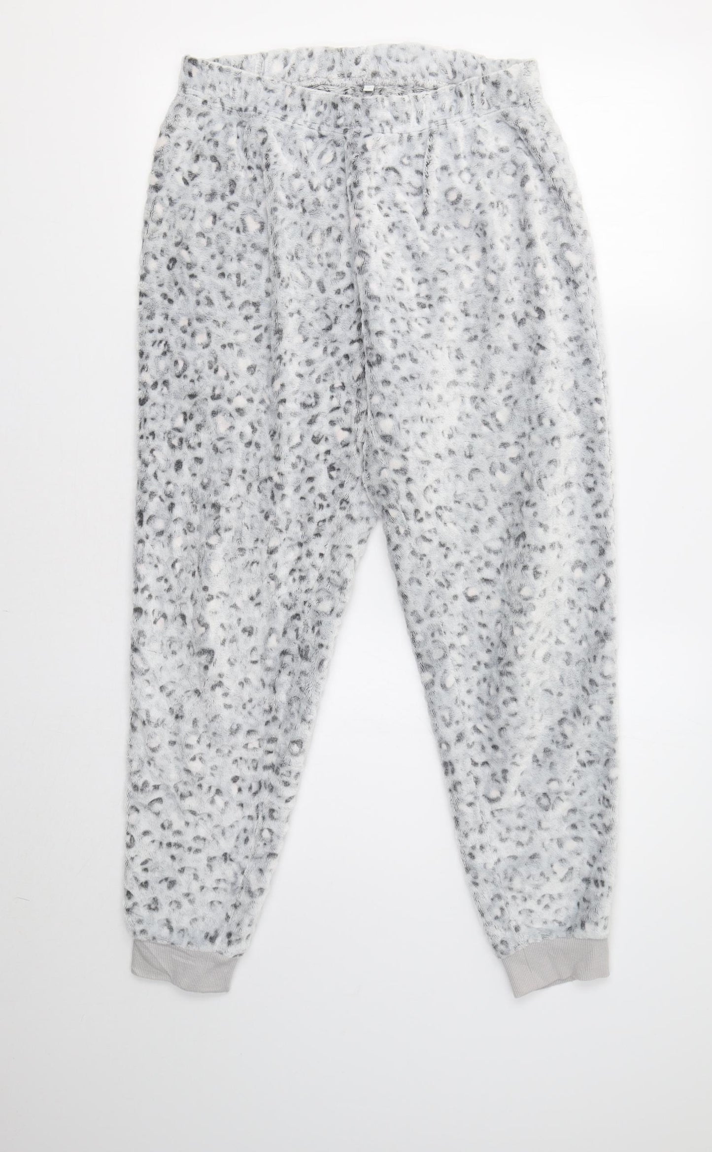 Debenhams Womens Grey Animal Print   Pyjama Pants Size 12
