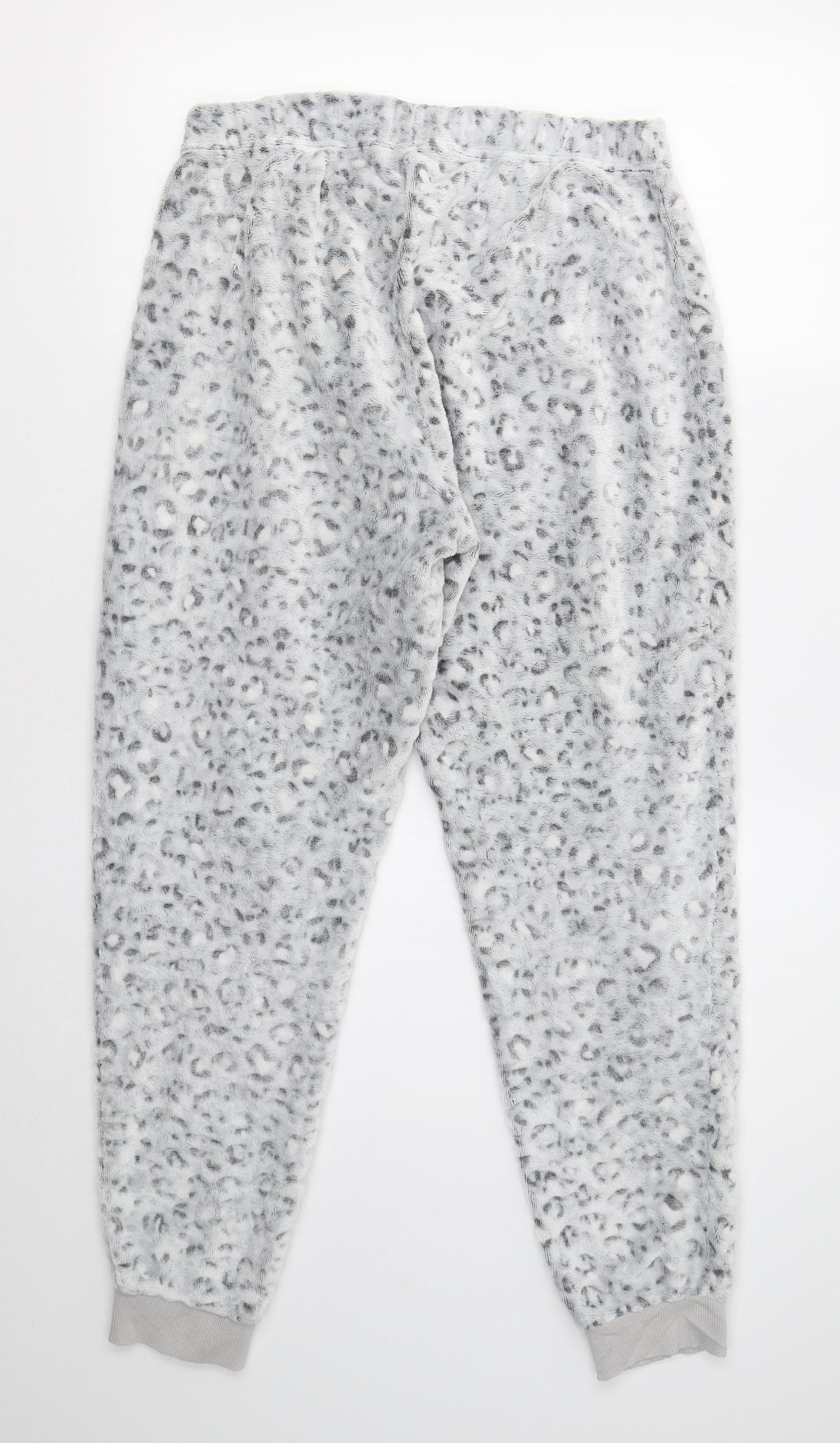 Debenhams Womens Grey Animal Print   Pyjama Pants Size 12