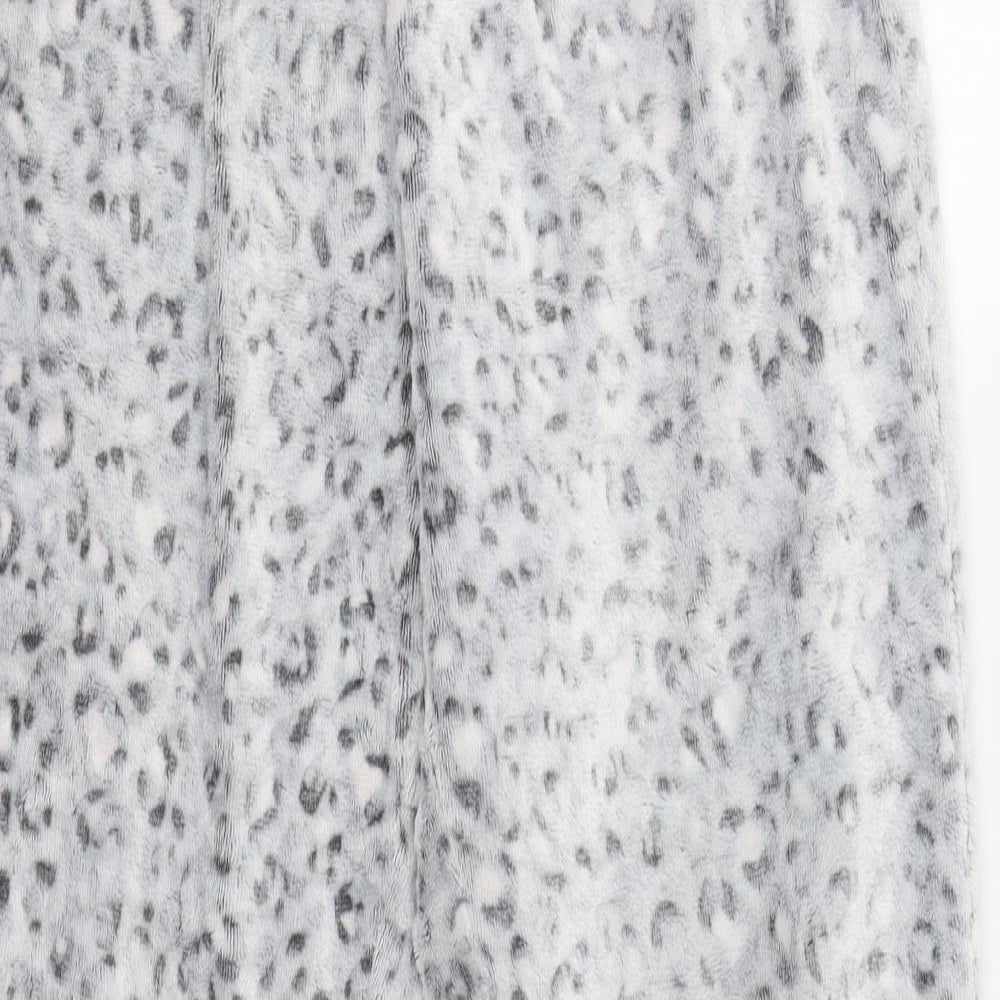 Debenhams Womens Grey Animal Print   Pyjama Pants Size 12