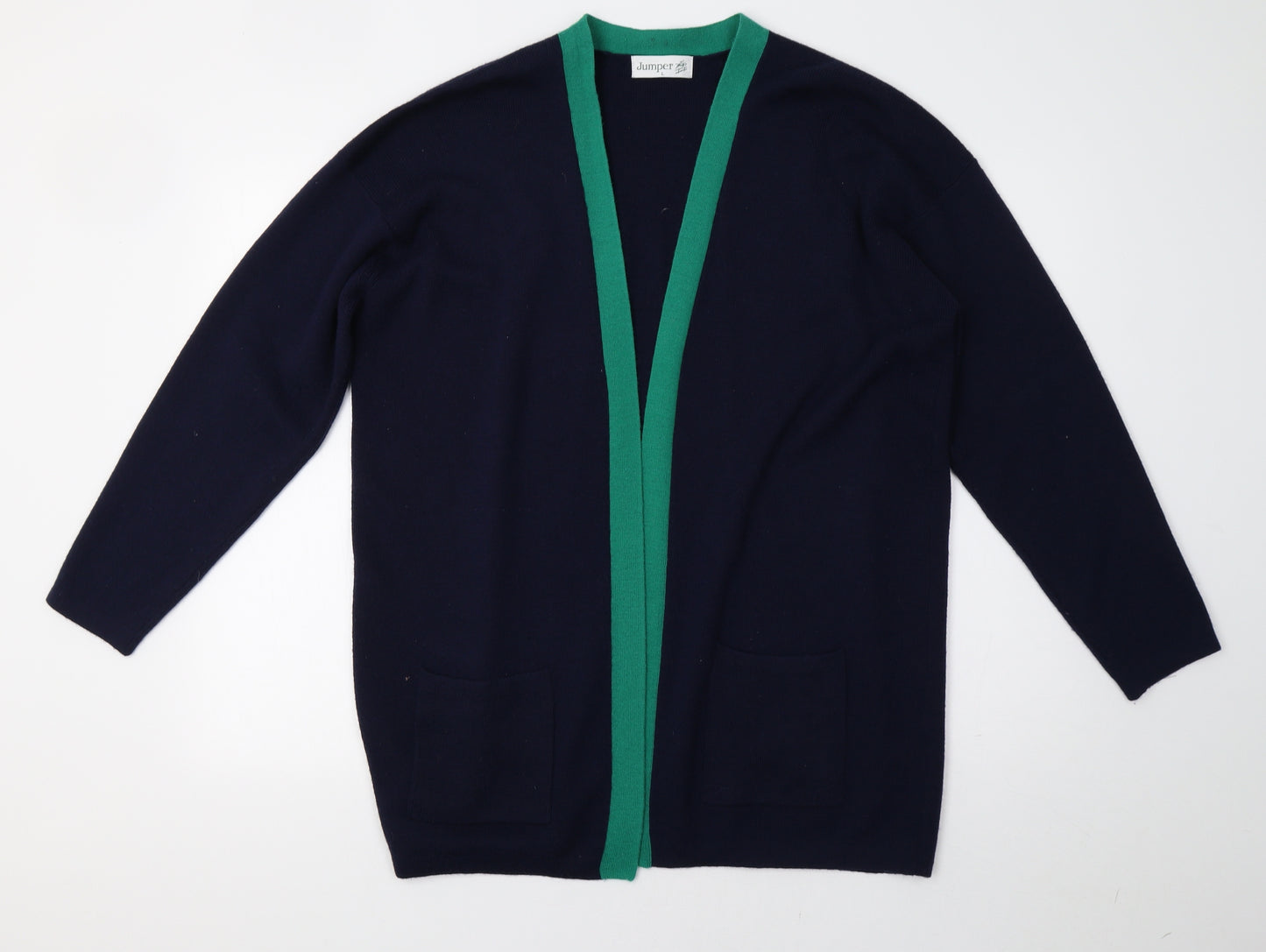 Jumper Womens Blue   Cardigan Jumper Size L