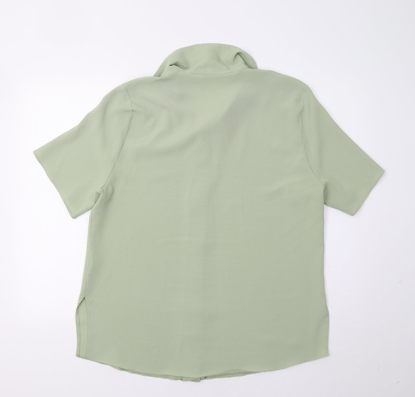 Isabelle Womens Green   Basic Button-Up Size 16