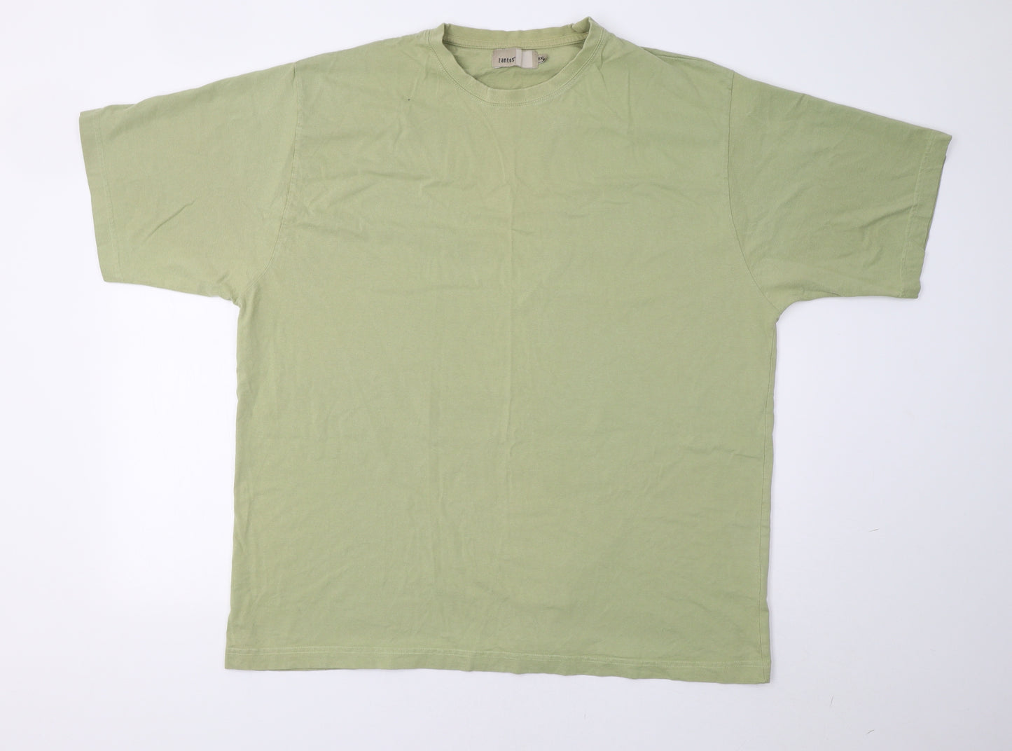 Zantos Mens Green    T-Shirt Size 3XL