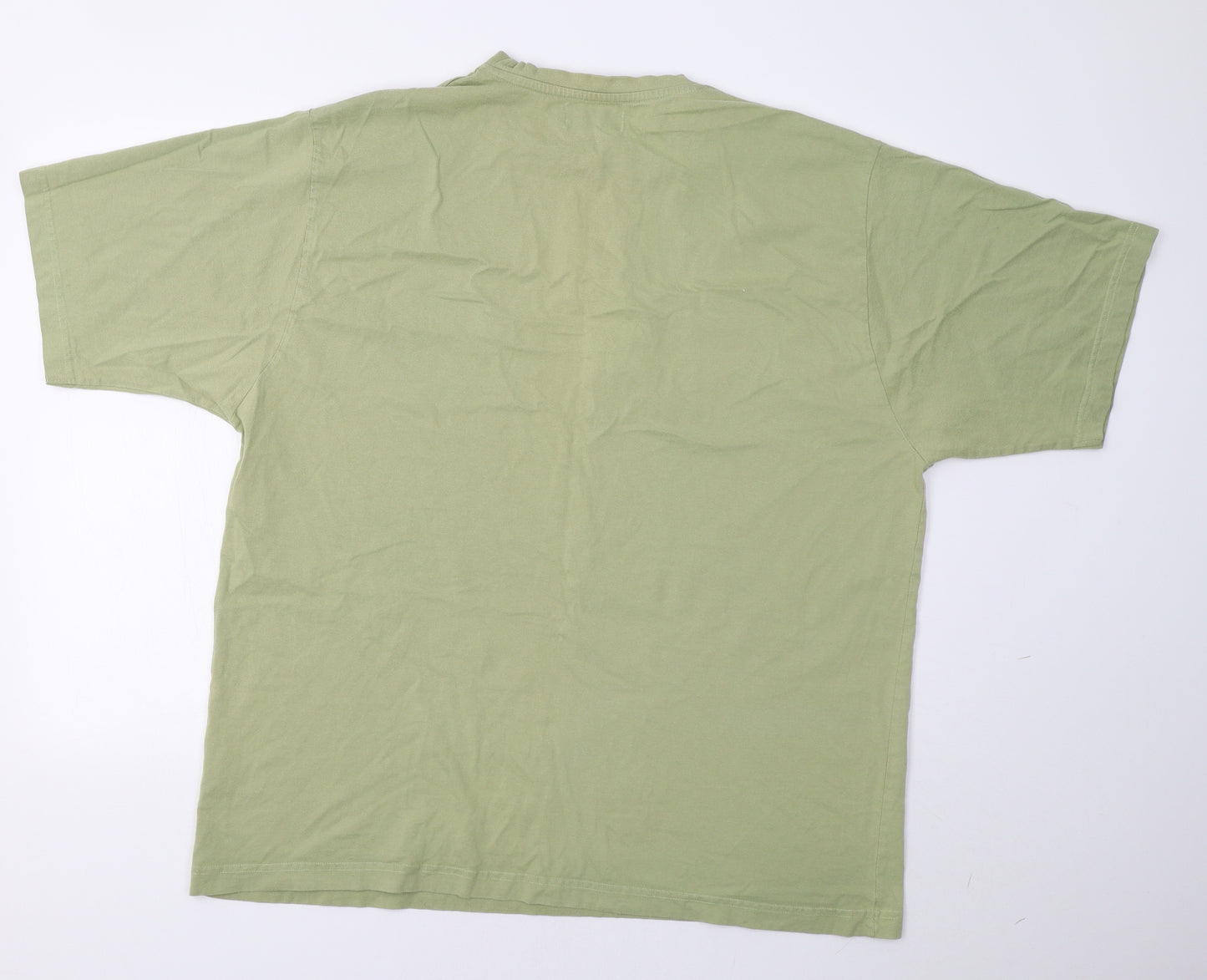 Zantos Mens Green    T-Shirt Size 3XL