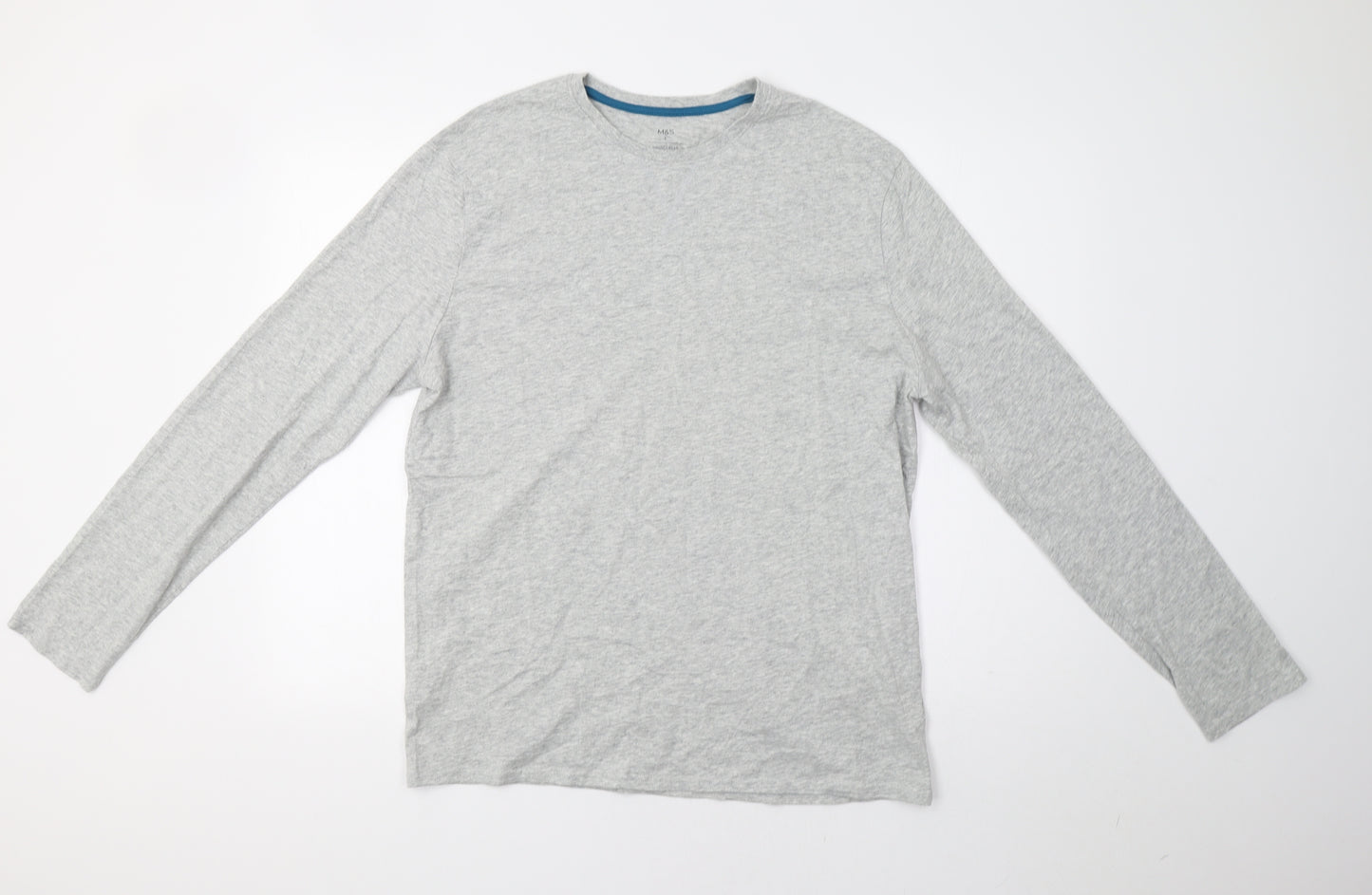M&S Mens Grey    T-Shirt Size L