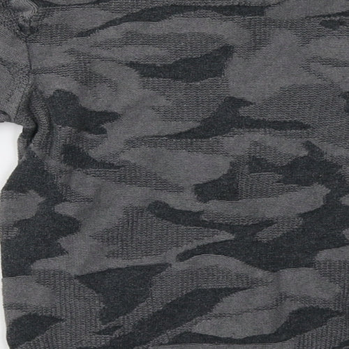 Primark Baby Grey Camouflage  Pullover Jumper Size 18-24 Months