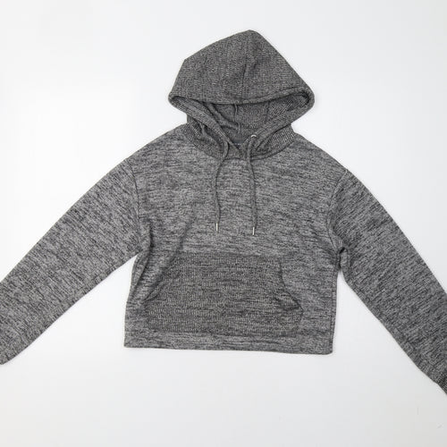 Primark Womens Grey   Henley Hoodie Size XS