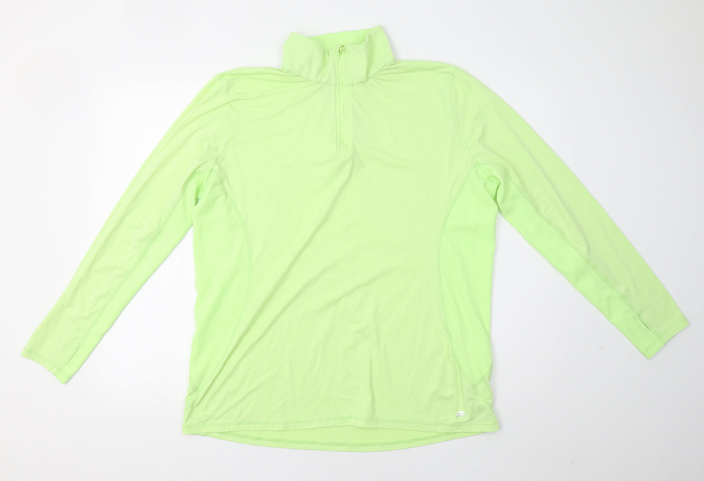 F&F Womens Green   Henley Sweatshirt Size XL