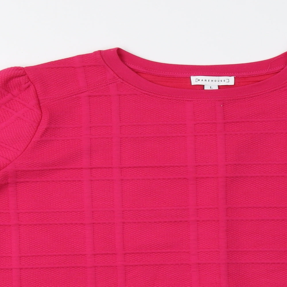 Wareh Womens Pink   Pullover Jumper Size L