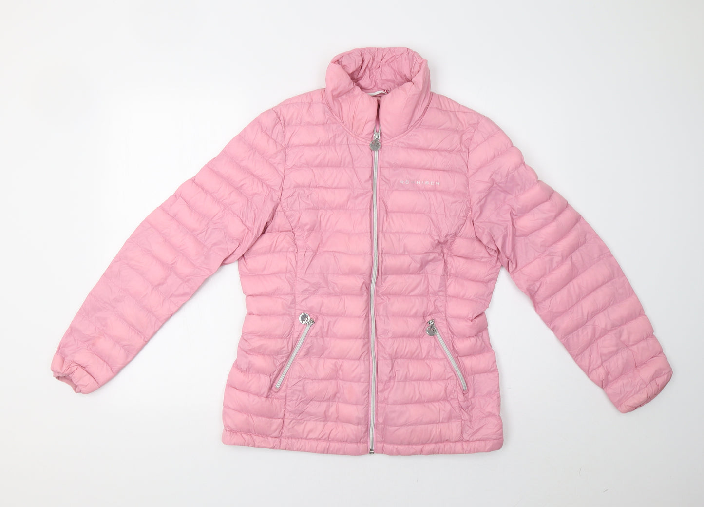 Rohnisch Womens Pink   Windbreaker Jacket Size 12
