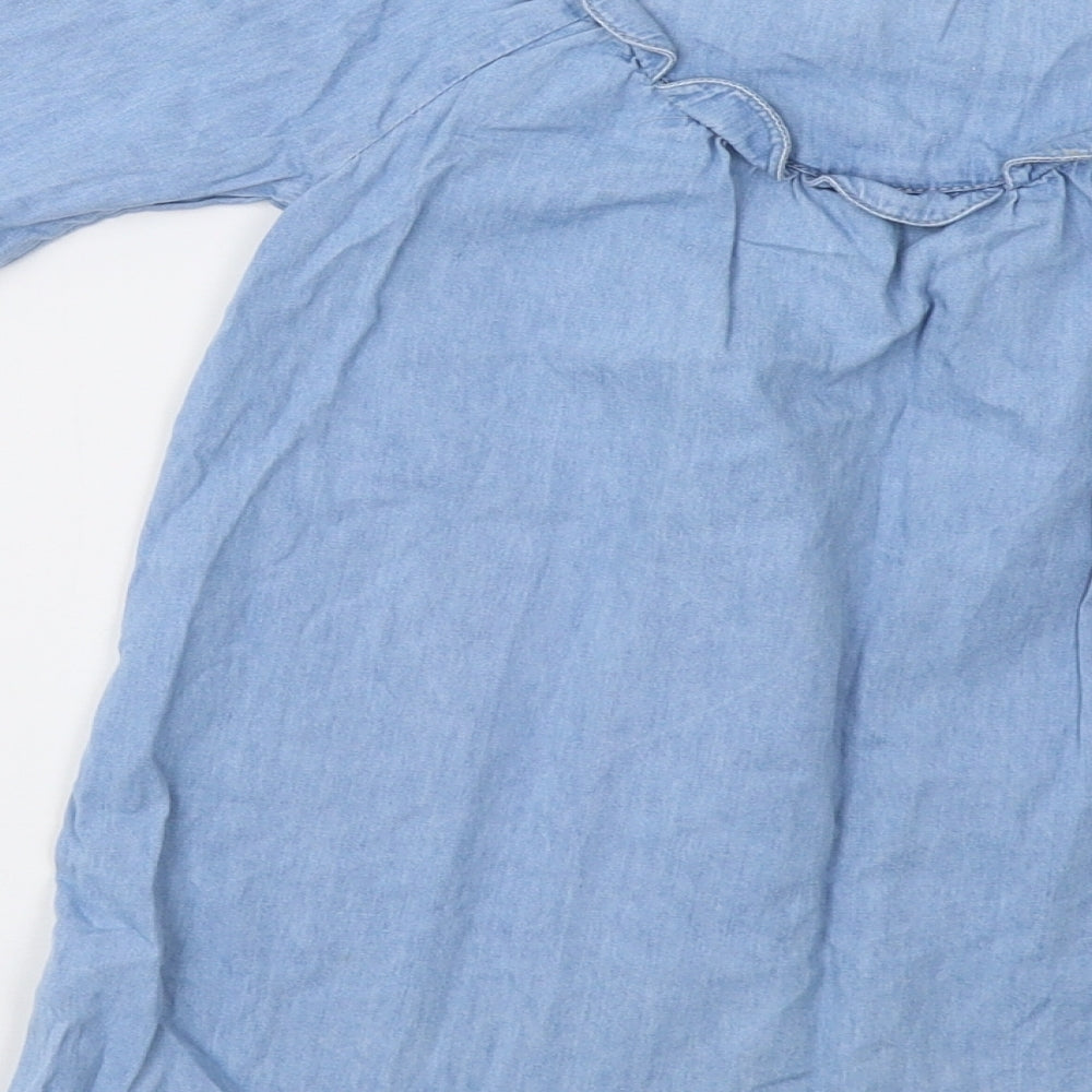 TU Girls Blue   A-Line  Size 3-4 Years