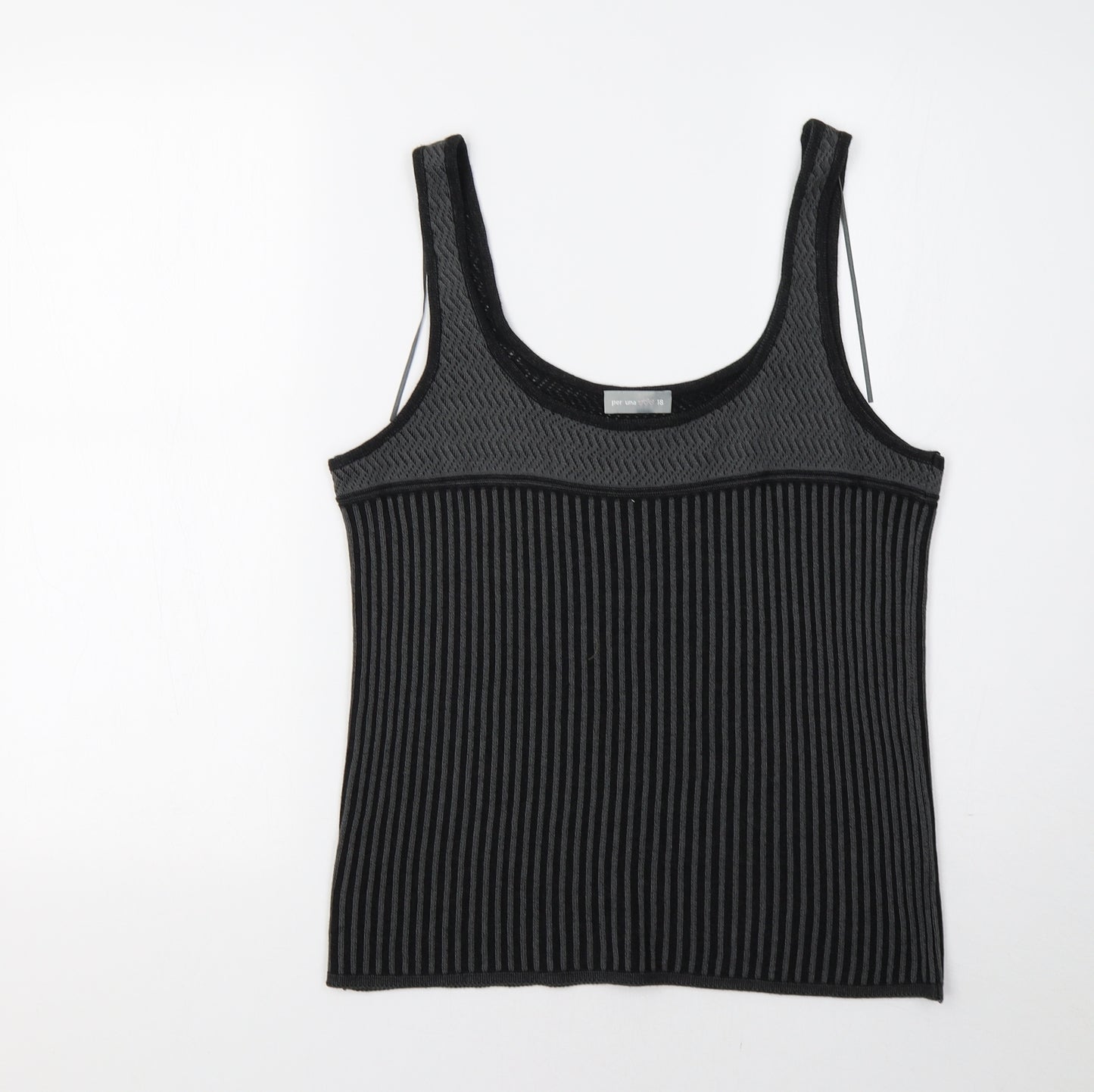 Per Una Womens Grey   Camisole Tank Size 18