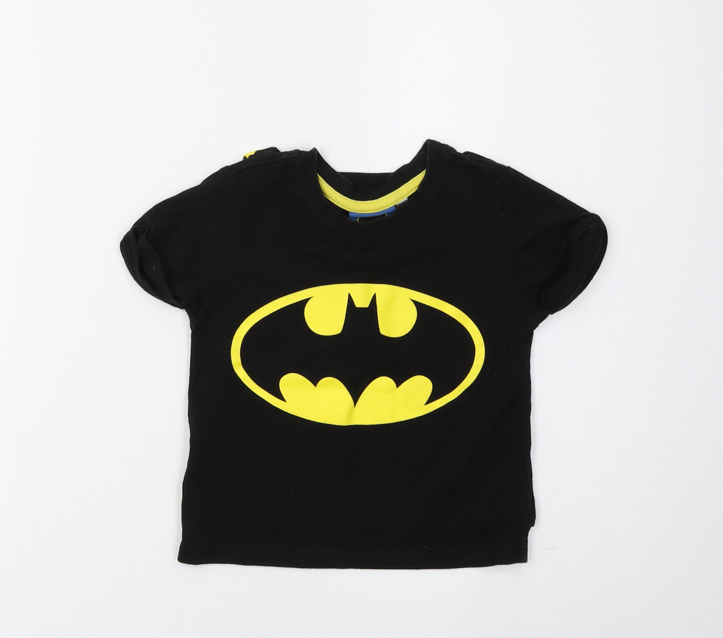 Batman Boys Black   Basic Polo Size 2-3 Years  - Batman