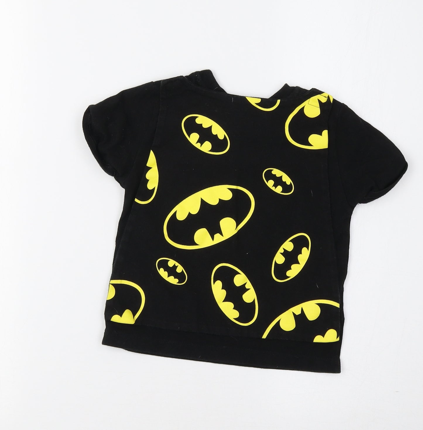 Batman Boys Black   Basic Polo Size 2-3 Years  - Batman