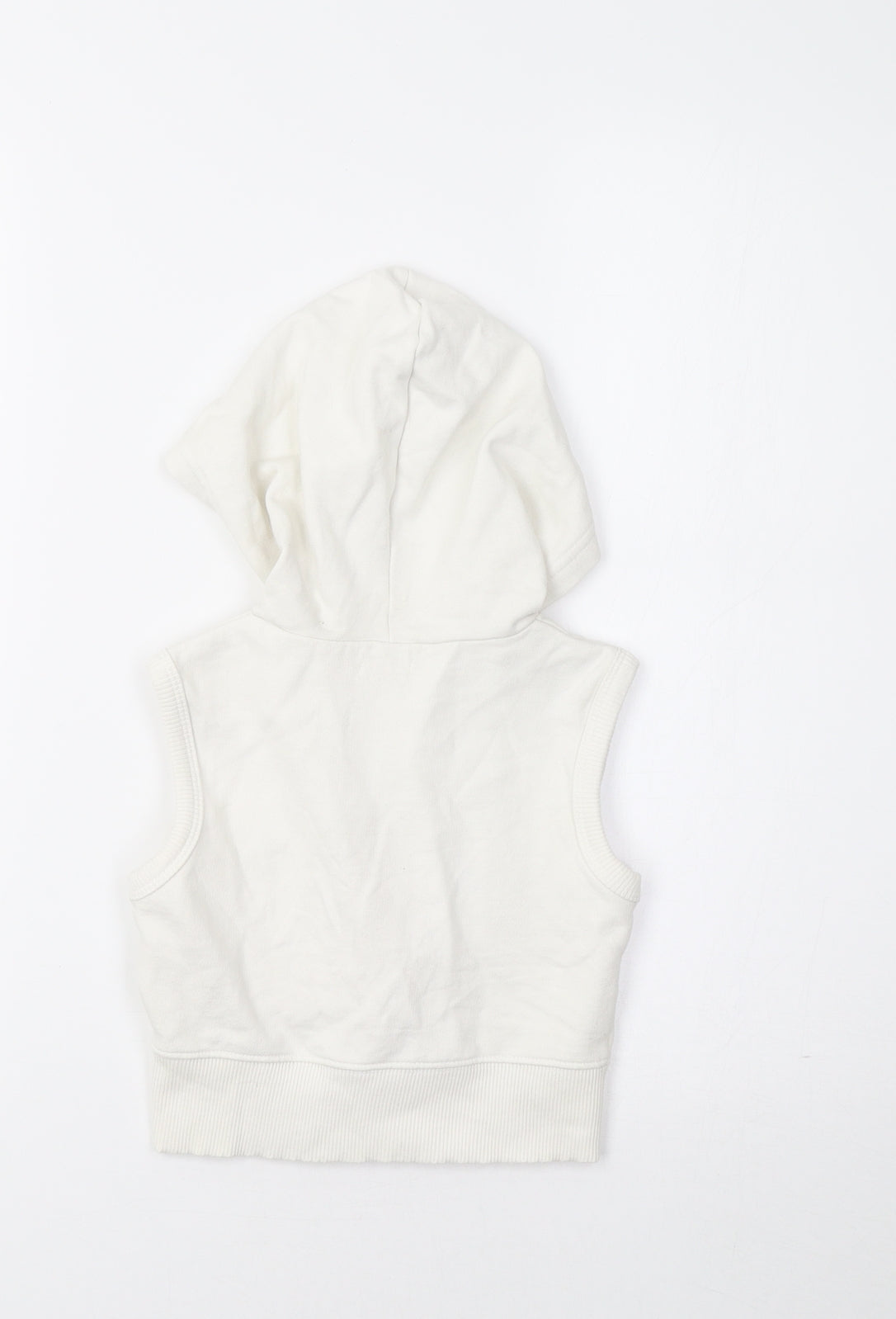 CQ Girls White   Full Zip Hoodie Size 6-7 Years