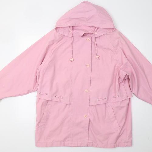 Knightsbridge Womens Pink   Overcoat Blazer Size 14