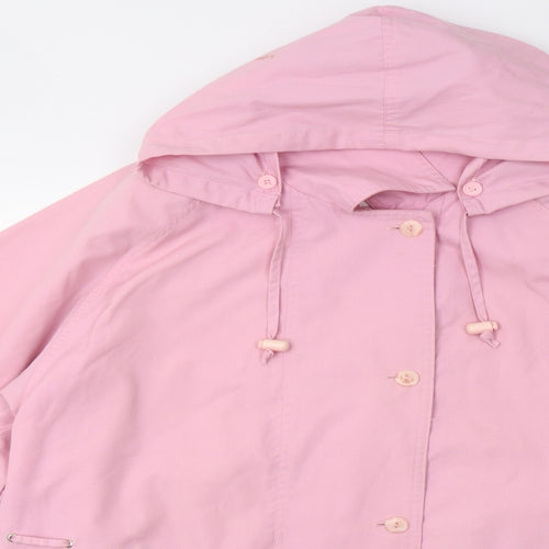 Knightsbridge Womens Pink   Overcoat Blazer Size 14