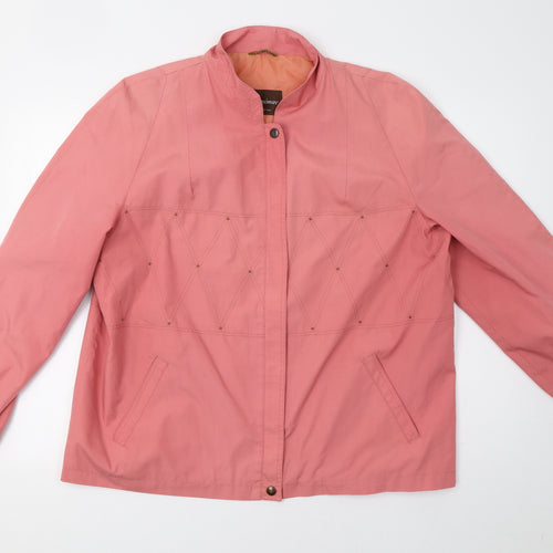 Dannimac Womens Pink   Overcoat Coat Size L
