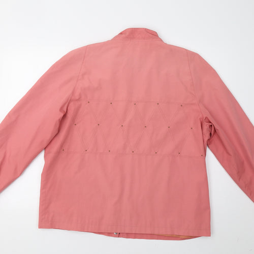 Dannimac Womens Pink   Overcoat Coat Size L