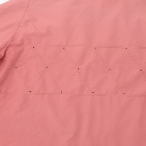 Dannimac Womens Pink   Overcoat Coat Size L