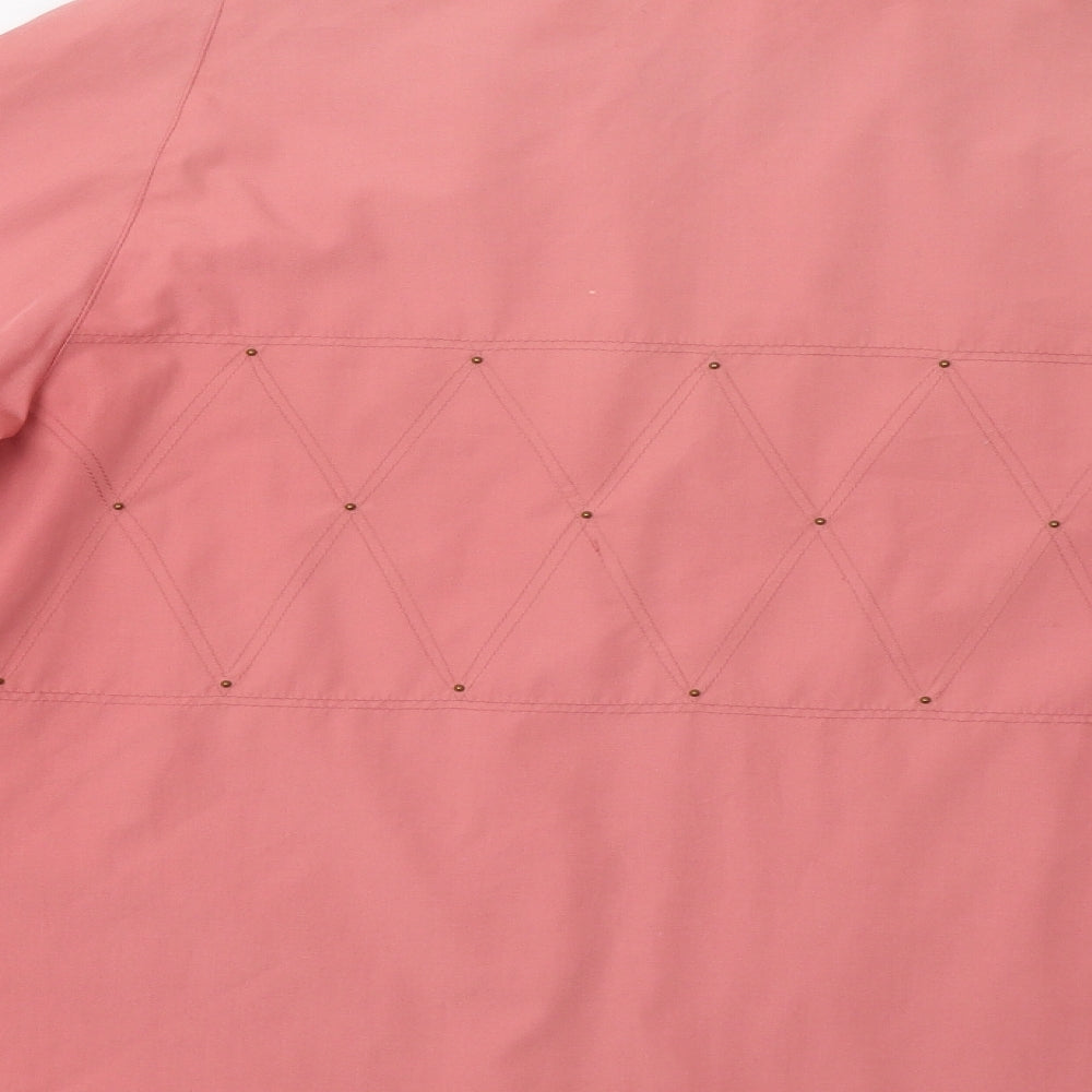 Dannimac Womens Pink   Overcoat Coat Size L