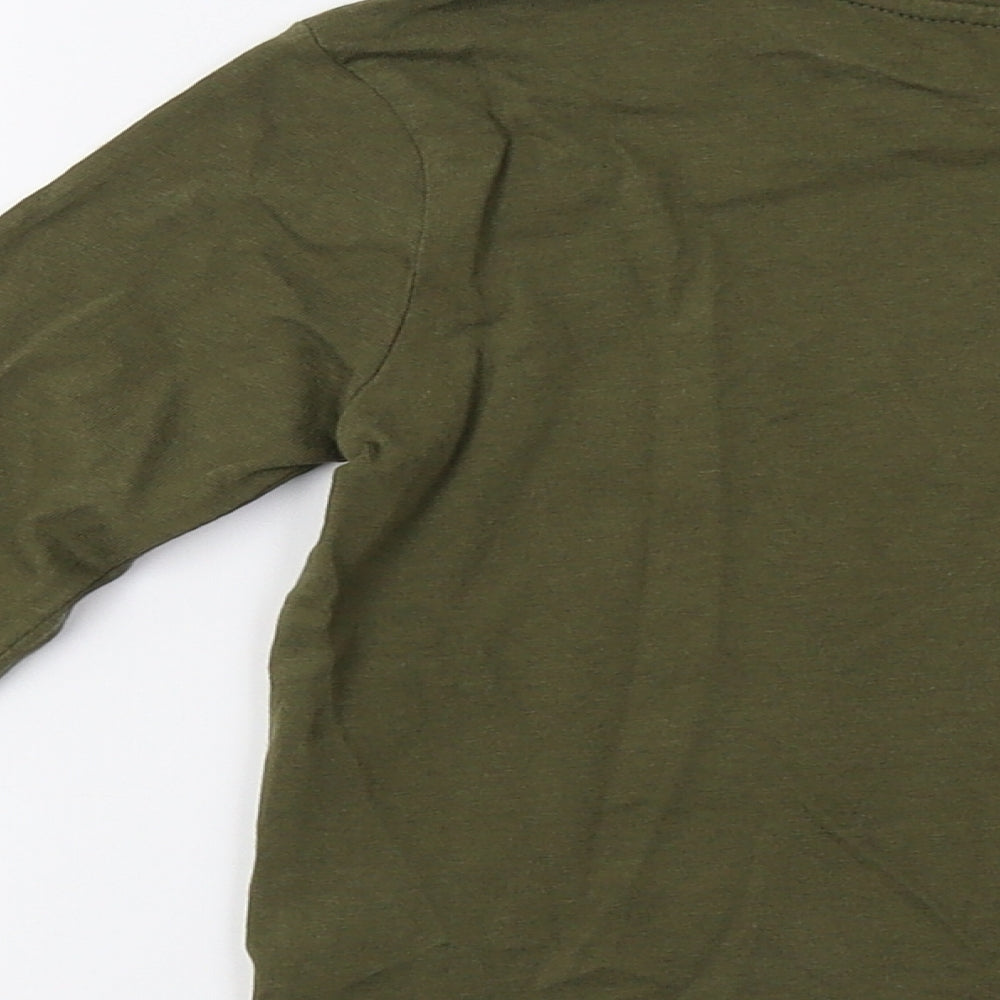 Primark Girls Green   Basic T-Shirt Size 3-4 Years  - Cool